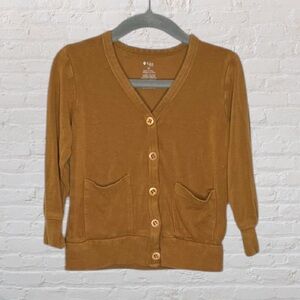 Kyte Baby Bamboo Nutmeg Cardigan